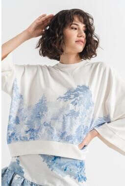 Ted Baker London Saina Sweatshirt Cropped Size 2